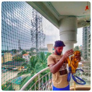 Divi Safety Nets professional warehouse safety nets installation in Bangalore