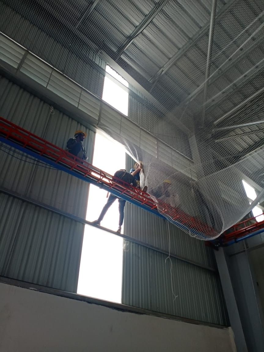 Balcony safety nets installation in Bangalore by Divi Safety Nets